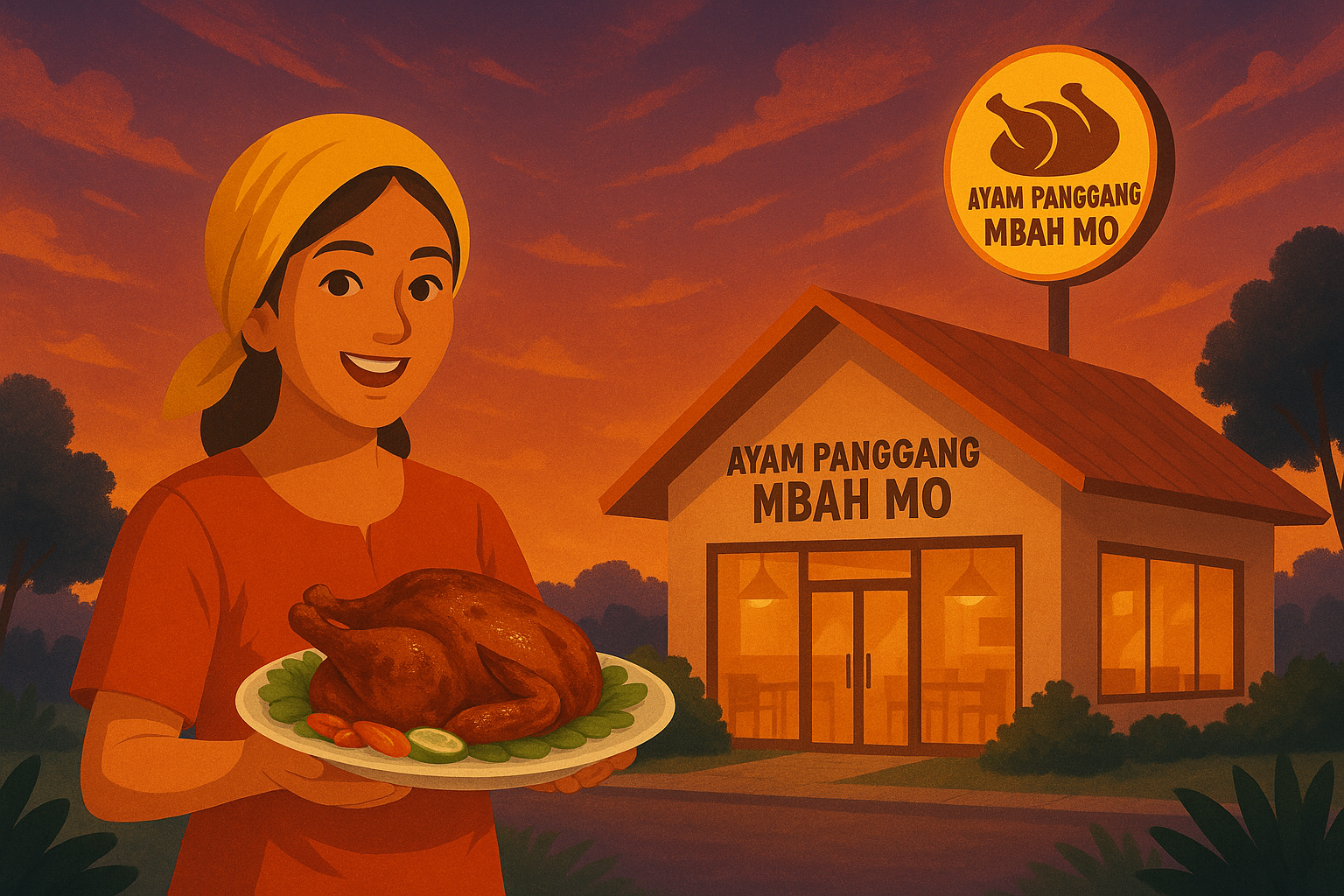 Ayam Panggang Mbah Mo Tangerang